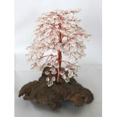 Clear Quartz Tree of Life with Copper wire 300 Chip 